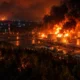 Volodarskaya jet-fuel station burns near Moscow