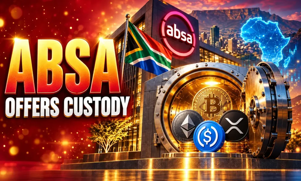 Absa first African bank crypto custody launch