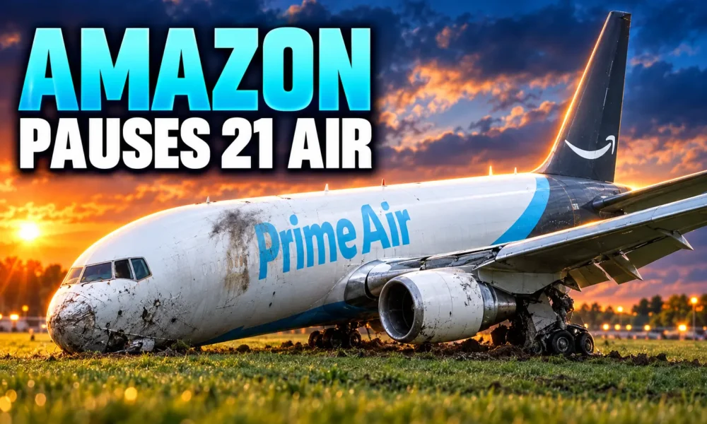 Amazon pauses 21 Air after Miami cargo crash