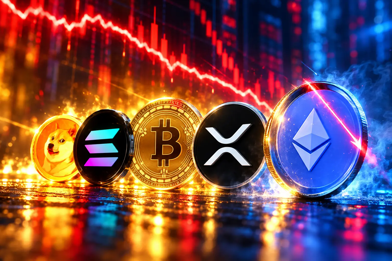 $697 million crypto longs flushed greed holds