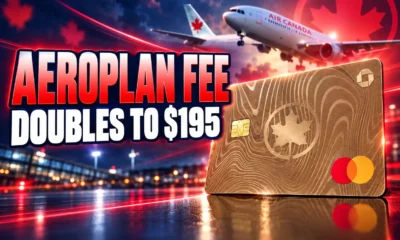 Chase Air Canada Aeroplan card $195 annual fee