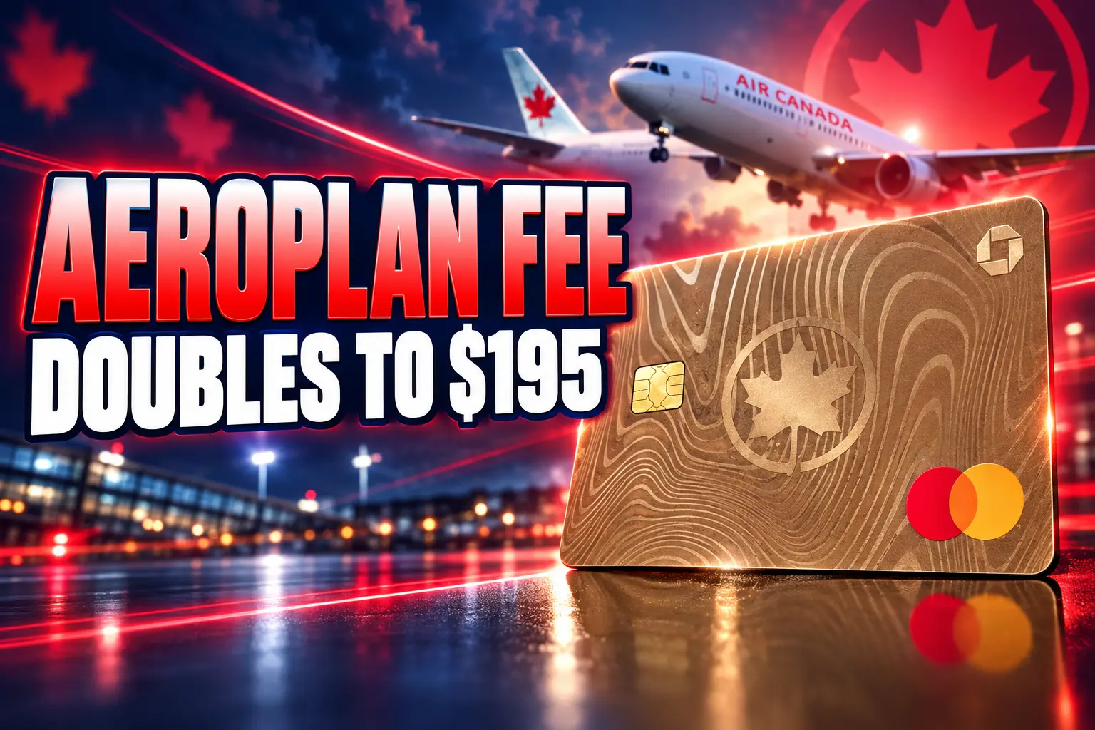 Chase Air Canada Aeroplan card $195 annual fee