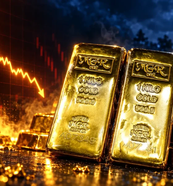 Spot gold down 3.09% after 29000 jobs