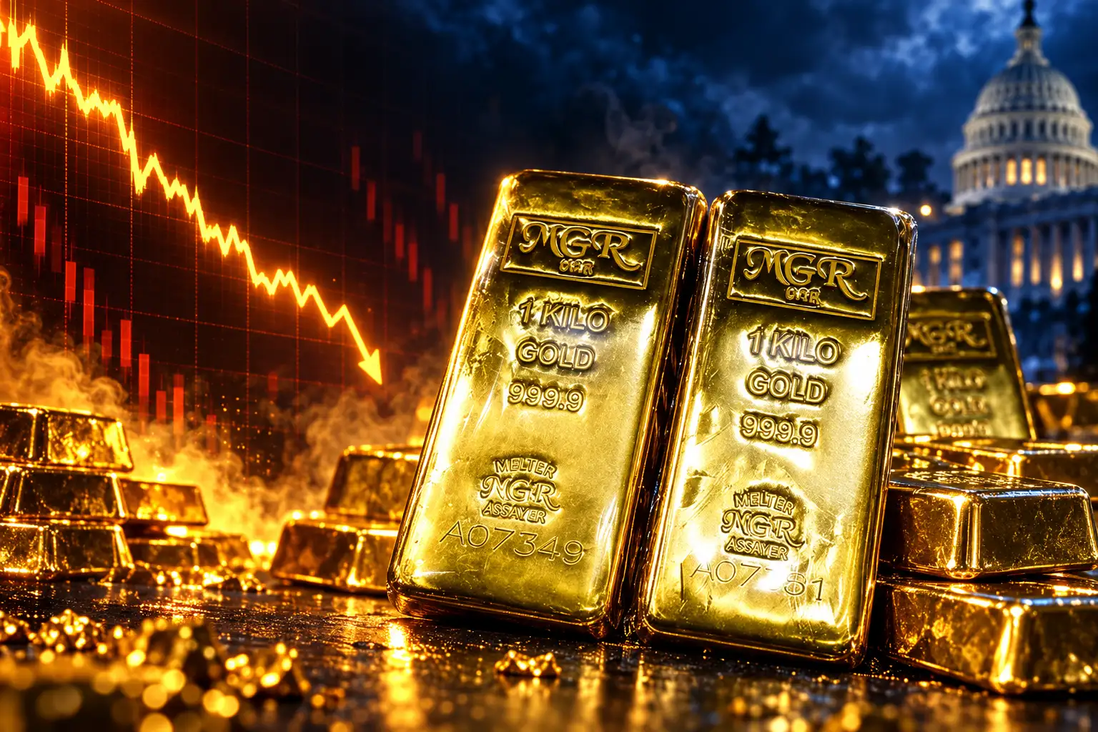 gold price weekly drop after September jobs report