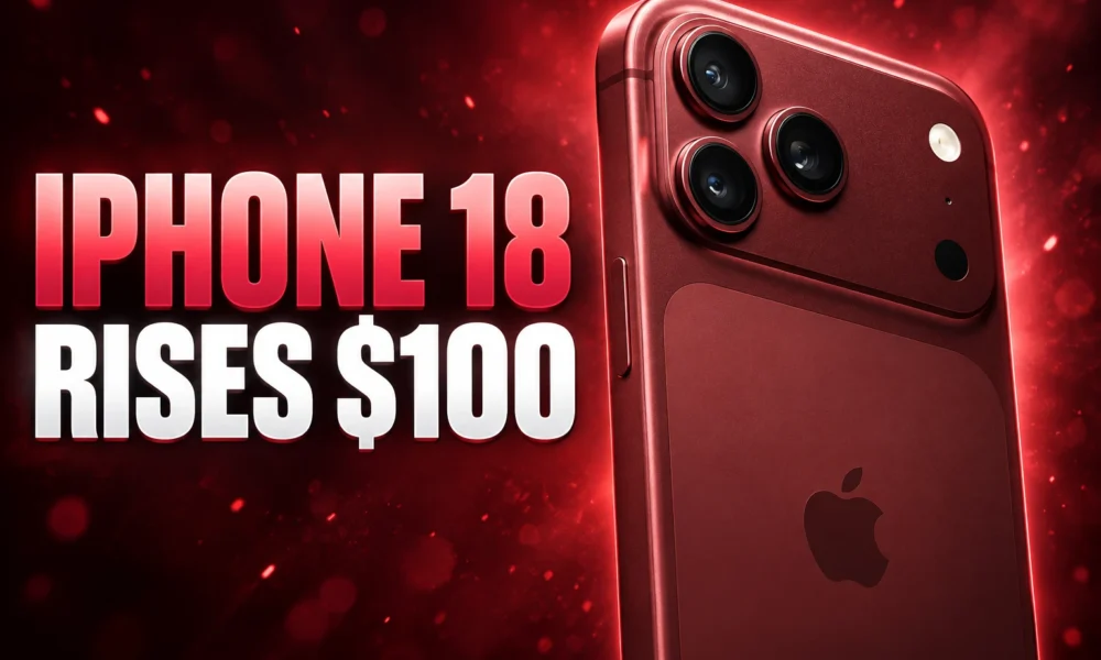 iPhone 18 Pro starts $1199 after $100 rise