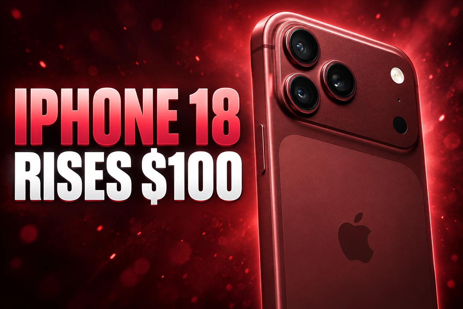 iPhone 18 Pro starts $1199 after $100 rise