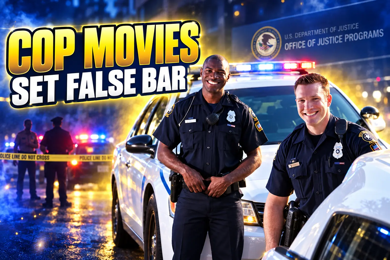 John Wolf Hollywood cop movies real policing gap
