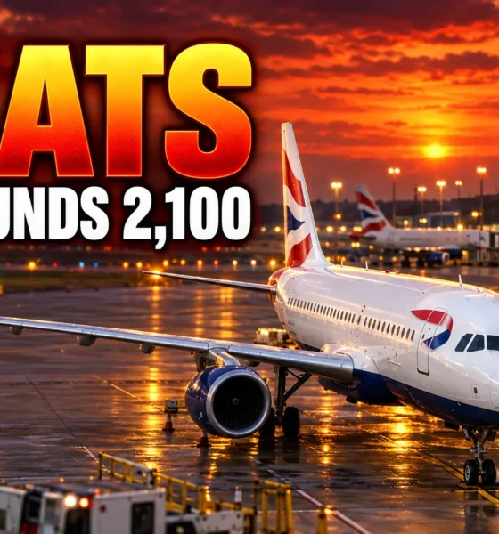 NATS Swanwick third failure nearly 2100 UK cancellations