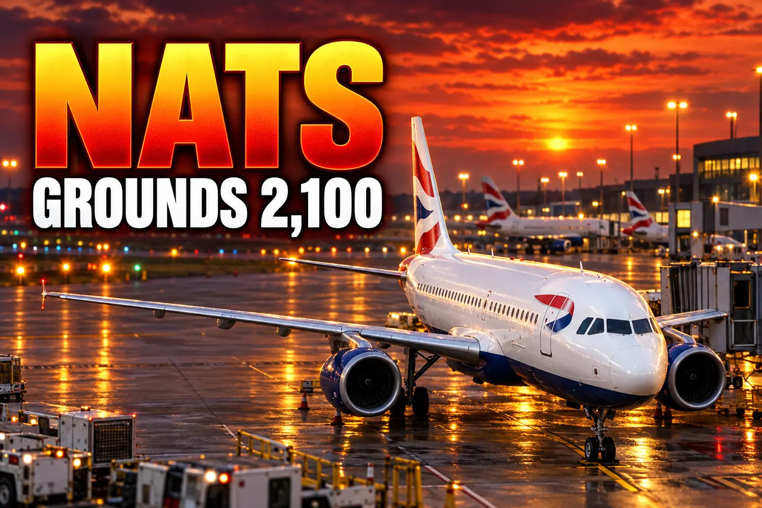 NATS Swanwick third failure nearly 2100 UK cancellations
