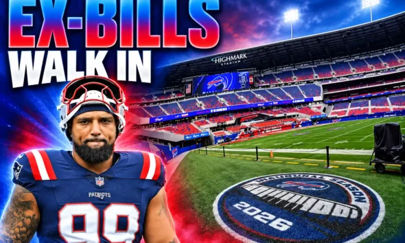 six ex-Bills Patriots visit new Highmark Stadium