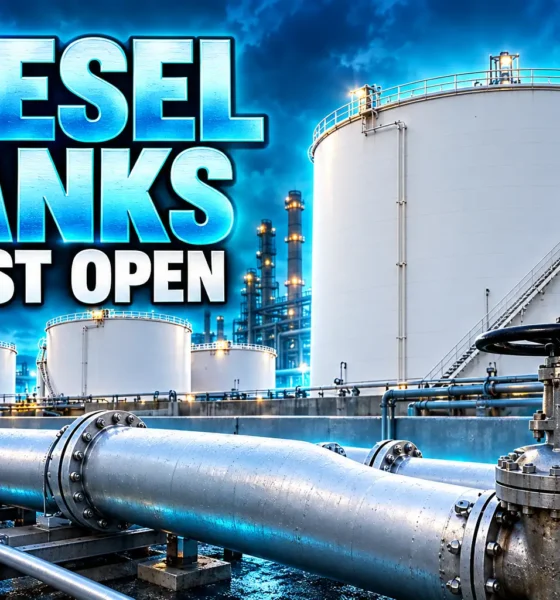 Washington asks Europe open emergency diesel tanks